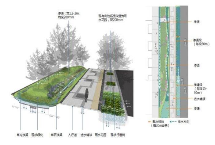 十堰恐龍化工介紹海綿城市道路施工結(jié)構(gòu)圖！請(qǐng)看下文